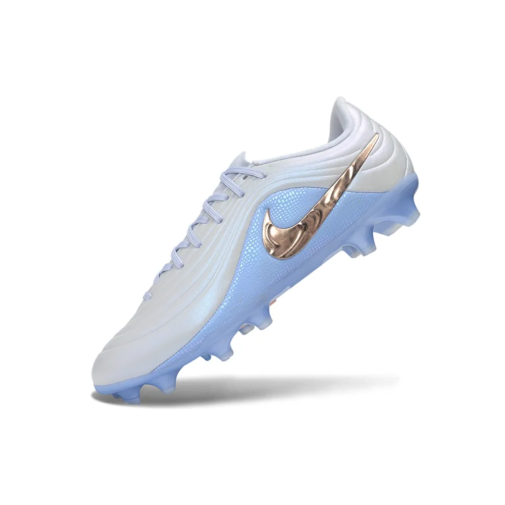 Chuteira Campo Nike Tiempo Maestro Elite FG Azul e Dourado