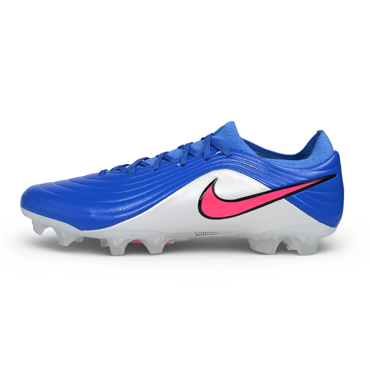 Chuteira Campo Nike Tiempo Maestro Elite FG Azul, Branco e Rosa