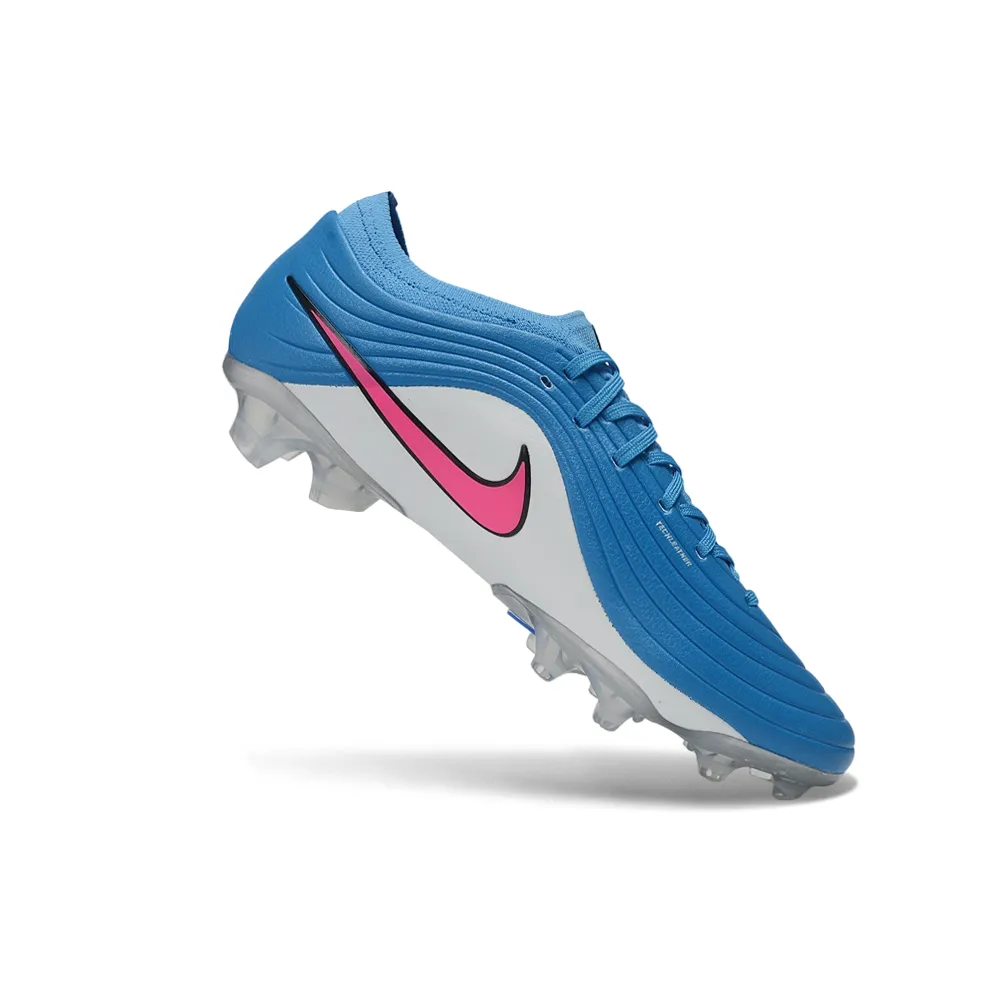Chuteira Campo Nike Tiempo Maestro Elite FG Azul, Branco e Rosa