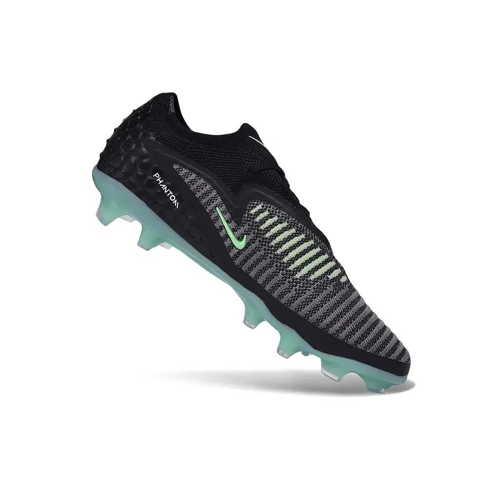 Chuteira Campo Nike Phantom GX 6 Elite FG Preto e Verde