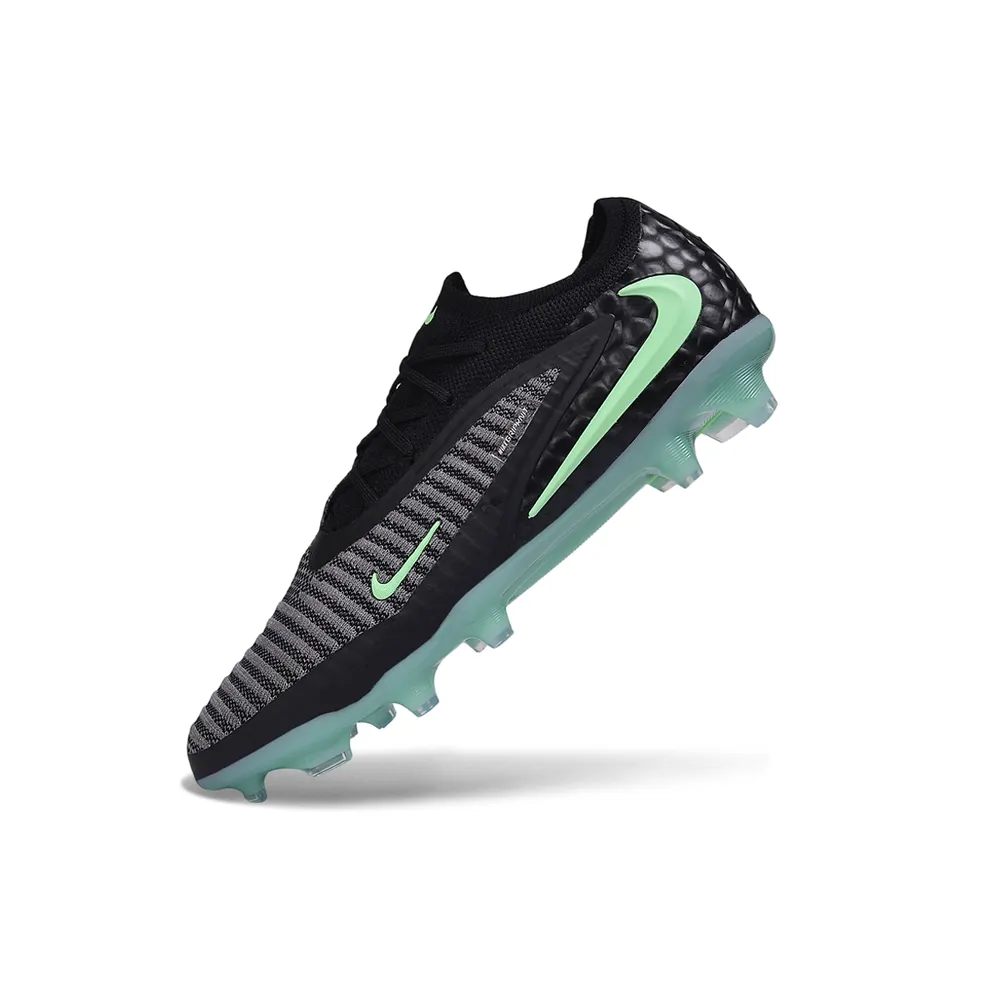 Chuteira Campo Nike Phantom GX 6 Elite FG Preto e Verde