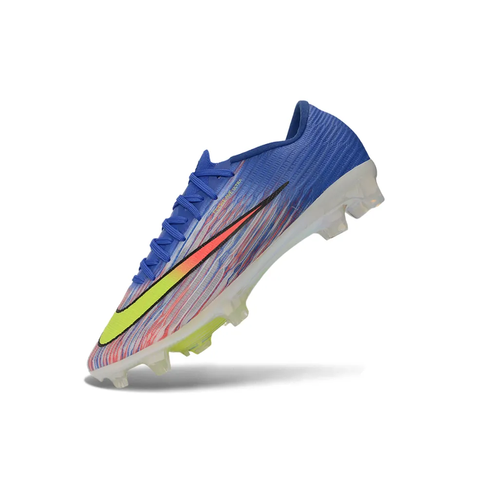 Chuteira Campo Nike Air Zoom Mercurial Superfly 11 Elite FG Azul, Verde e Vermelho