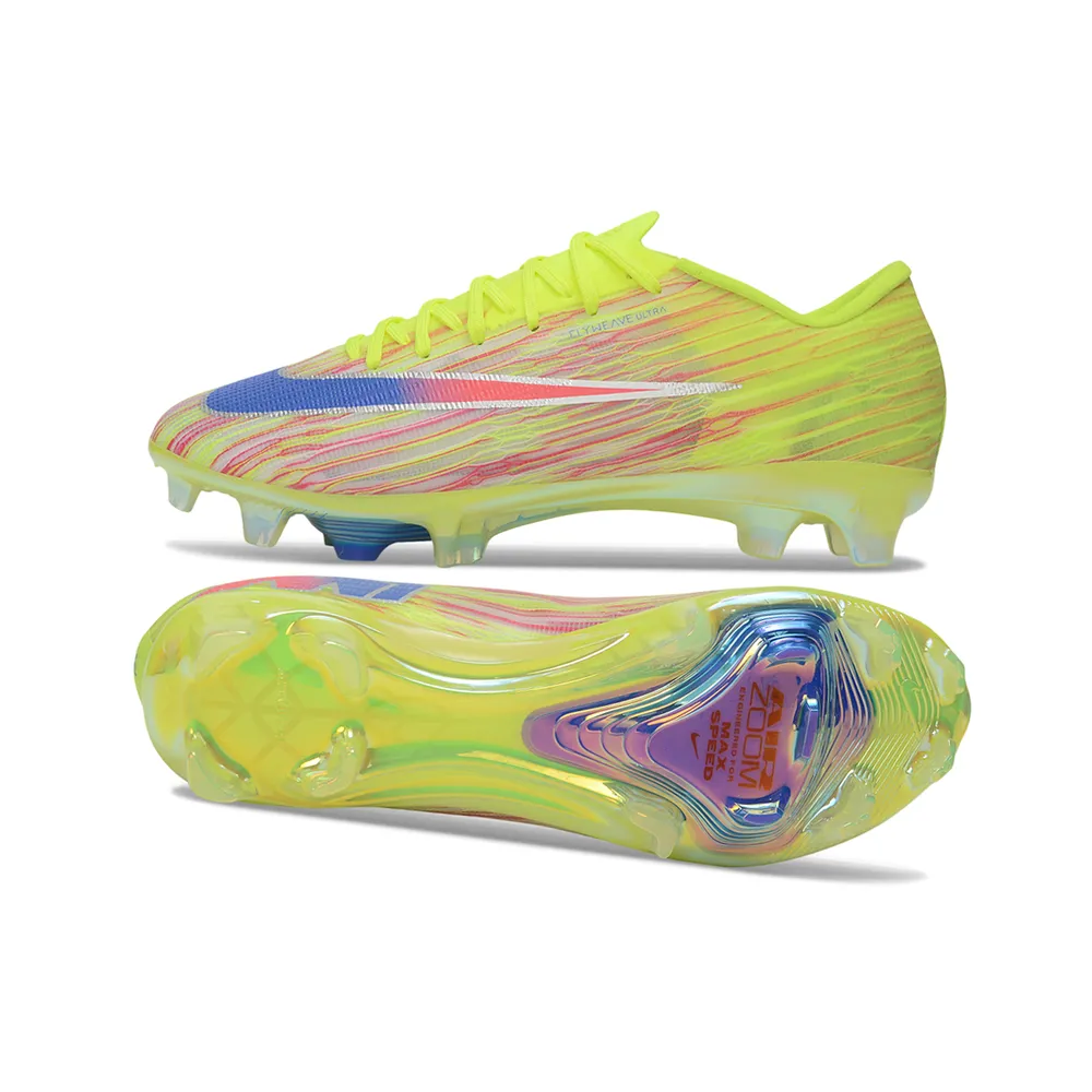 Chuteira Campo Nike Air Zoom Mercurial Superfly 11 Elite FG Verde, Azul e Vermelho