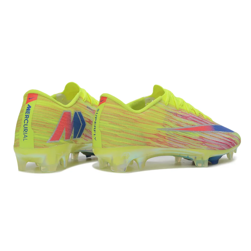 Chuteira Campo Nike Air Zoom Mercurial Superfly 11 Elite FG Verde, Azul e Vermelho