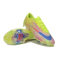 Chuteira Campo Nike Air Zoom Mercurial Superfly 11 Elite FG Verde, Azul e Vermelho - imagem 4