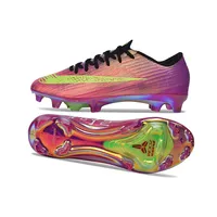 Chuteira Campo Nike Air Zoom Mercurial Superfly 11 Elite FG Rosa, Roxo e Verde - imagem 3