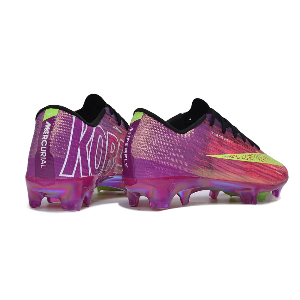 Chuteira Campo Nike Air Zoom Mercurial Superfly 11 Elite FG Rosa, Roxo e Verde
