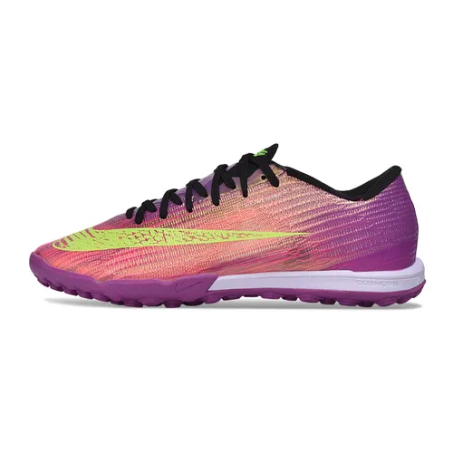 Chuteira Society Nike Air Zoom Mercurial Superfly 11 Elite TF Rosa, Roxo e Verde