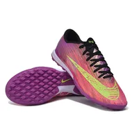 Chuteira Society Nike Air Zoom Mercurial Superfly 11 Elite TF Rosa, Roxo e Verde - imagem 5