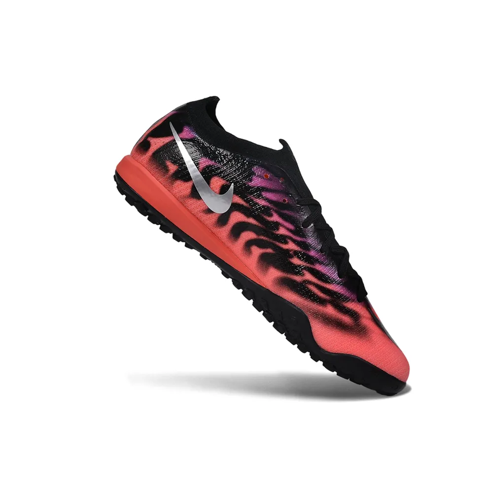 Chuteira Society Nike Mercurial Vapor 17 Elite TF Preto e Rosa - Scorpion Pack