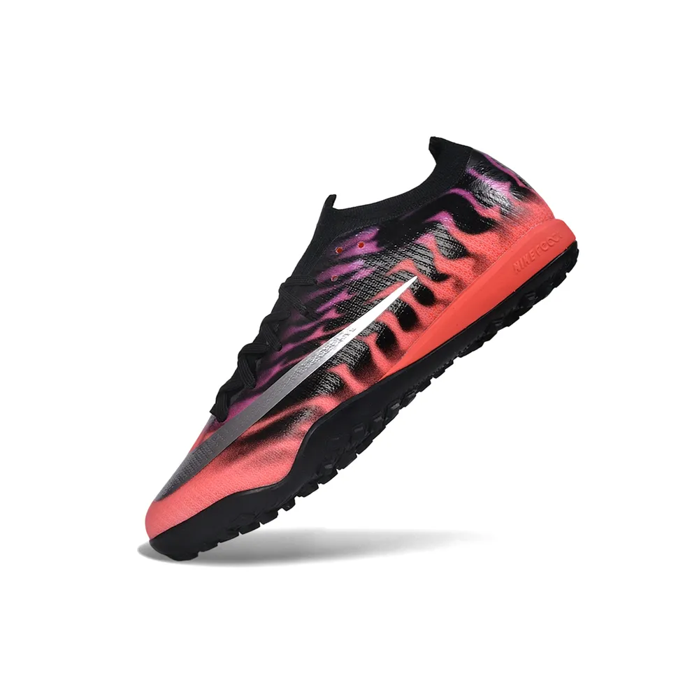 Chuteira Society Nike Mercurial Vapor 17 Elite TF Preto e Rosa - Scorpion Pack