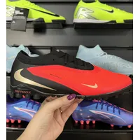 Chuteira Society Nike Phantom ReactX 6 Pro TF Preto, Laranja e Dourado - Pronta Entrega - imagem 1