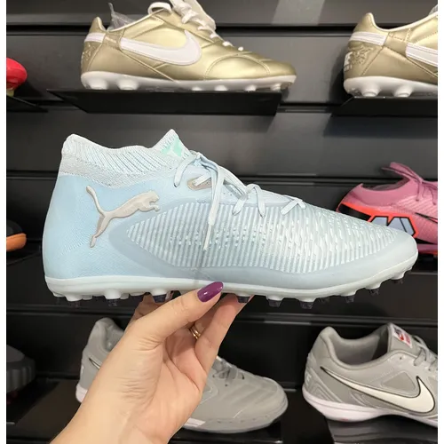 Chuteira Society Puma Future 8 MG Azul - Pronta Entrega