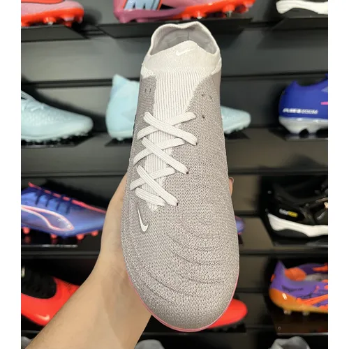 Chuteira Campo Nike Phantom GX 2 Elite FG Prata - Pronta Entrega