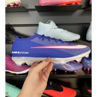Chuteira Campo Nike Air Zoom Mercurial Vapor 16 Elite FG Azul, Branco e Rosa - Pronta Entrega - imagem 1