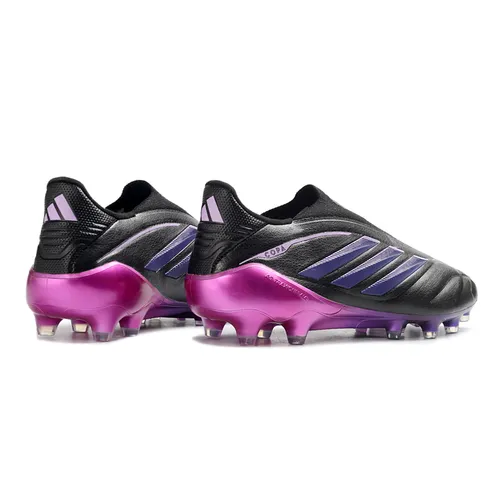 Chuteira Campo Adidas Copa Pure 4 Laceless Elite FG Preto e Roxo