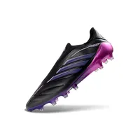 Chuteira Campo Adidas Copa Pure 4 Laceless Elite FG Preto e Roxo - imagem 5