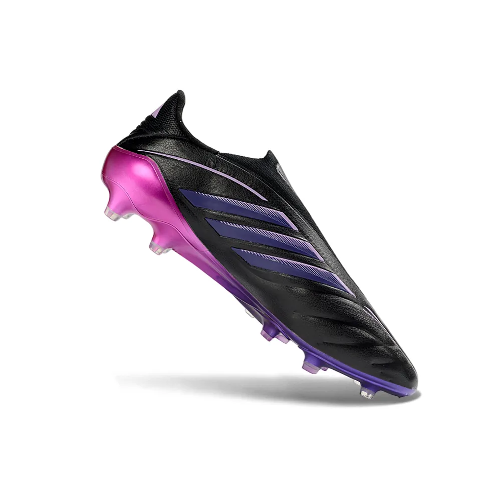 Chuteira Campo Adidas Copa Pure 4 Laceless Elite FG Preto e Roxo