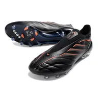 Chuteira Campo Adidas Copa Pure 4 Laceless Elite FG Preto e Dourado - imagem 4