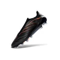 Chuteira Campo Adidas Copa Pure 4 Laceless Elite FG Preto e Dourado - imagem 2