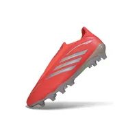 Chuteira Campo Adidas Copa Pure 4 Laceless Elite FG Laranja e Branco - imagem 5
