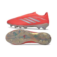 Chuteira Campo Adidas Copa Pure 4 Laceless Elite FG Laranja e Branco - imagem 3