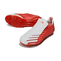 Chuteira Campo Adidas F50 Spider Remake Vermelho e Branco - imagem 5