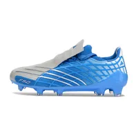 Chuteira Campo Adidas F50 Spider Remake Azul e Branco - imagem 1