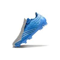Chuteira Campo Adidas F50 Spider Remake Azul e Branco - imagem 2