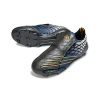 Chuteira Campo Adidas F50 Spider Remake Preto, Azul, Dourado e Branco - imagem 6