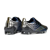 Chuteira Campo Adidas F50 Spider Remake Preto, Azul, Dourado e Branco - imagem 2