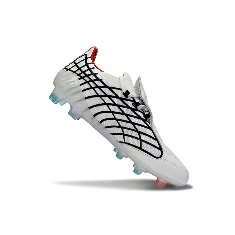Chuteira Campo Adidas F50 Spider Remake Branco, Preto e Vermelho
