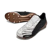 Chuteira Campo Adidas F50 Spider Remake Branco, Preto e Marrom - imagem 4