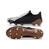 Chuteira Campo Adidas F50 Spider Remake Branco, Preto e Marrom - imagem 3