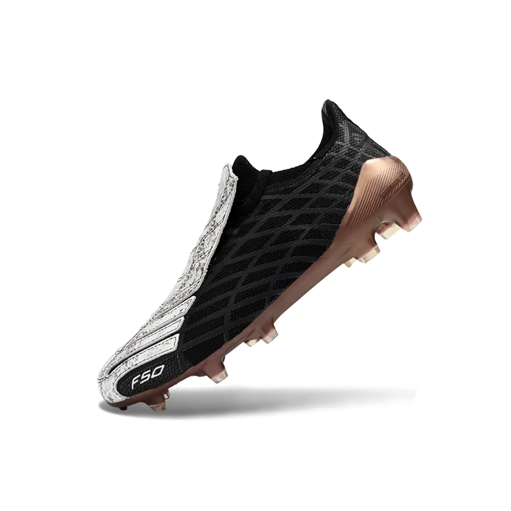 Chuteira Campo Adidas F50 Spider Remake Branco, Preto e Marrom
