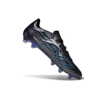 Chuteira Campo Adidas F50 Hyperfast FG Preto e Azul - imagem 2