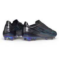 Chuteira Campo Adidas F50 Hyperfast FG Preto e Azul - imagem 5