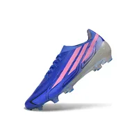 Chuteira Campo Adidas F50 Hyperfast FG LL Azul e Rosa - imagem 3