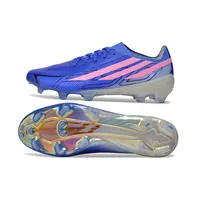 Chuteira Campo Adidas F50 Hyperfast FG LL Azul e Rosa - imagem 6