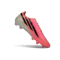 Chuteira Campo Adidas F50 Hyperfast FG LL Rosa e Preto - imagem 3
