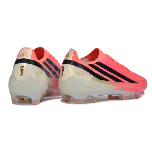 Chuteira Campo Adidas F50 Hyperfast FG LL Rosa e Preto