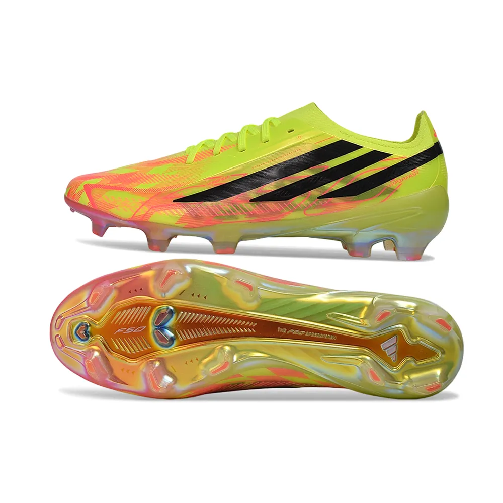 Chuteira Campo Adidas F50 Hyperfast FG LL Amarelo