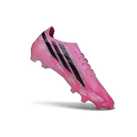 Chuteira Campo Adidas F50 Hyperfast FG LL Rosa e Preto - imagem 5