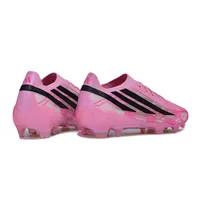 Chuteira Campo Adidas F50 Hyperfast FG LL Rosa e Preto - imagem 4