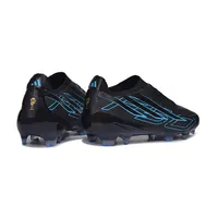 Chuteira Campo Adidas F50 Hyperfast FG LL Preto e Azul - imagem 3
