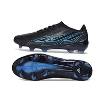 Chuteira Campo Adidas F50 Hyperfast FG LL Preto e Azul - imagem 4