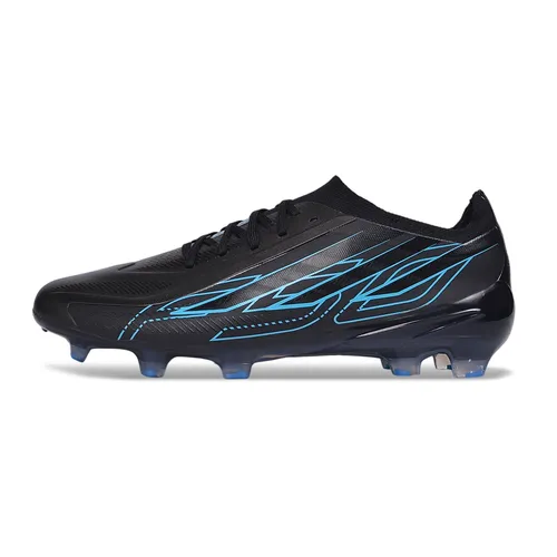 Chuteira Campo Adidas F50 Hyperfast FG LL Preto e Azul