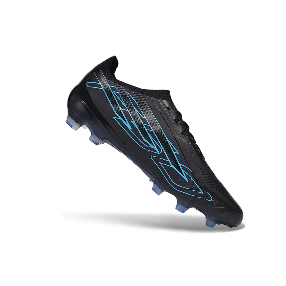 Chuteira Campo Adidas F50 Hyperfast FG LL Preto e Azul