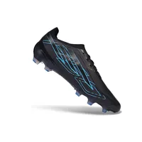 Chuteira Campo Adidas F50 Hyperfast FG LL Preto e Azul - imagem 5