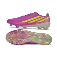Chuteira Campo Adidas F50 Hyperfast FG LL Rosa e Amarelo - imagem 6